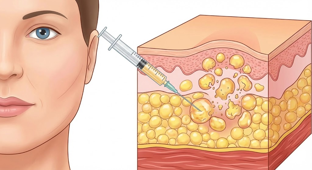 脂肪溶解注射の仕組み図